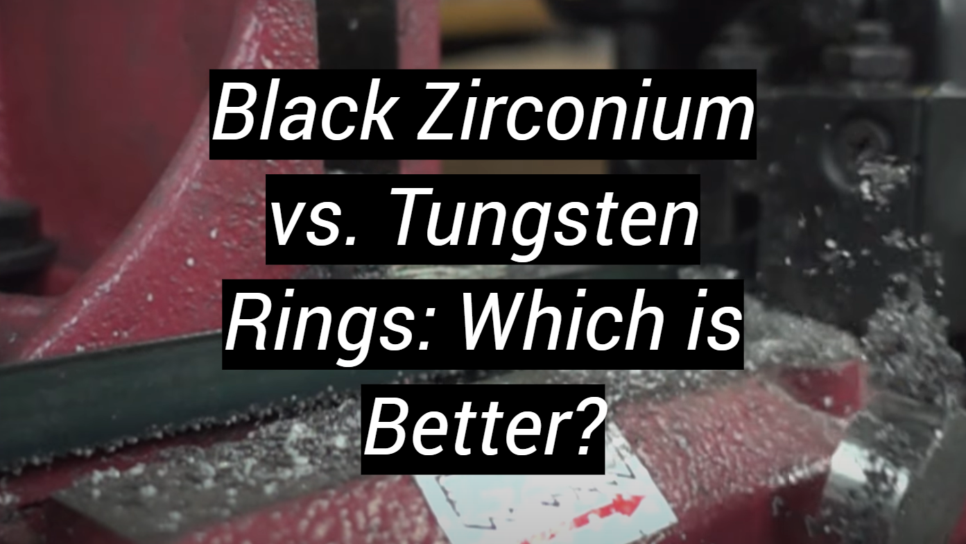 Black Zirconium vs. Tungsten Rings Which is Better? MetalProfy